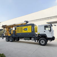 Sondeuse de forage à circulation inversée montée sur camion HOWO, 300m-500m, adaptée aux diamètres de trous de 100 à 300 mm