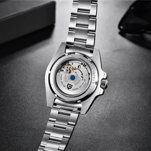Montres PAGANI DESIGN PD1662 Version GMT pour hommes, montre mécanique automatique de luxe en saphir, 40 mm, acier inoxydable, étanche - Product Image 5