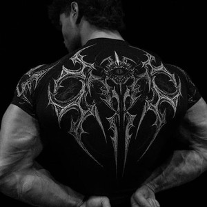 XIANGYU Playeras Deportivas para Hombre de Secado Rápido, Camisetas de Entrenamiento de Fisicoculturismo con Estampado Gráfico, Ropa Deportiva para México - Product Image 2