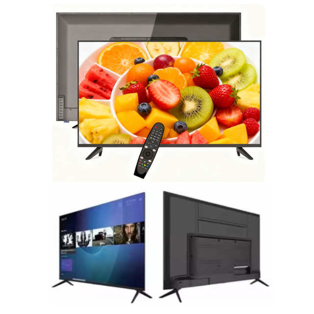 LED Smart TV 50 55 65 75 Inch Original Manufacturer Android TV Flat Screen LED LCD Home Used 1GB RAM + 8GB Storage Wifi Smart Tv