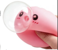 Popular altavoz Bluetooth de silicona con diseño de panecillos al vapor y dibujos animados, juguete de descompresión