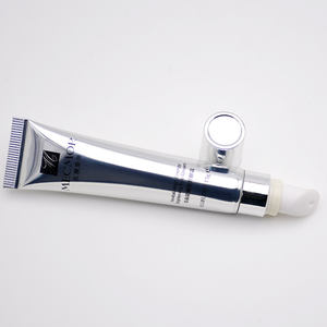 Tubo de plástico brillante para crema de ojos, tapón redondo para masaje ocular, embalaje cosmético de alta calidad, fabricado en fábrica, 15ml, 0,5 oz - Product Image 1