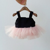 Robe de ballet pour filles Zsiga SQ065 en tissu fantaisie avec jambes allongées pour poupées BJD de 6 pouces - Mini-tenue de style occidental pour 14 ans et plus
