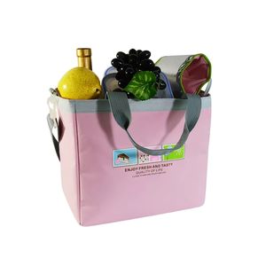 กระเป๋าเก็บความเย็นแบบพกพา ขนาดใหญ่ กันน้ำ ป้องกันการรั่วซึม สายสะพายไหล่  โลโก้สั่งทำจากโรงงาน รุ่น 2026 - Product Image 6