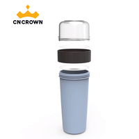 Color personalizado de grado alimenticio multifunción PP termo contenedor de alimentos OEM y ODM nevera microondas botella de sopa taza de agua