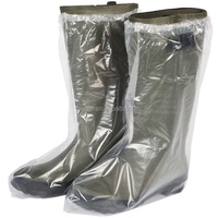 Couvre-chaussure antidérapant en plastique PE imperméable antistatique jetable pour salle blanche