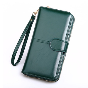 High Quality Purse Women Modern Pu Leather Minimalist Long Zippered Mobile Phone Bag <strong>Card</strong> Holder - Product Image 4