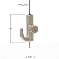 Système de suspension, support de fil d'acier réglable, crochet girpper avec vis
