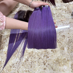 Cheveux humains vietnamiens de qualité supérieure, 100% vierges, naturels, lisses, en mèches pour la vente en gros et l'exportation - Product Image 1