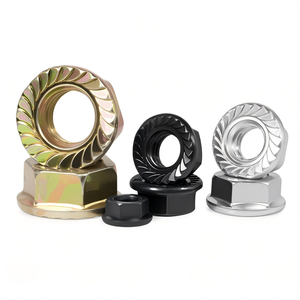 Écrous à bride hexagonale en acier inoxydable 304, nickelés, noirs, blancs, colorés, antidérapants, M3 M4 M5 M6 M8 <span class=keywords><strong>M12</strong></span> - Product Image 1