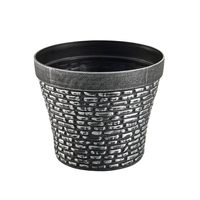 Pot de fleurs en plastique pour plantes décoratives d'intérieur et d'extérieur Macetas De Plastico