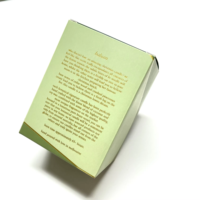 Boîte à bougies en matériaux recyclés avec forme personnalisable, impression quadrichromie et marquage à chaud, emballage cadeau