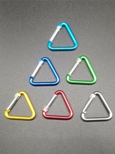 Hebilla Triangular de Aleación para Escalada, Accesorios de Colgado Rápido, Hebilla Triangular de Doble Color - Product Image 2