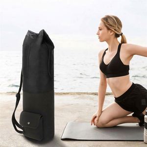 Muestra Gratuita, Bolsa de Yoga Plegable Ecológica Personalizada de Fábrica, Bolsa Redonda Reutilizable con Cordón, Bolsa Deportiva para Gimnasio, Bolsa de Yoga con Asa - Product Image 6