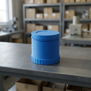 Réservoir d'eau en plastique bleu, baril de stockage d'eau ondulé, collecteur d'eau de pluie monté sur le toit pour une utilisation en extérieur 8WD4420-5AF - Product Image 3