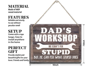 <span class=keywords><strong>Cadeau</strong></span> pour la fête des pères, <span class=keywords><strong>cadeau</strong></span> pour grand-père, panneau mural en bois imprimé à suspendre - Product Image 2
