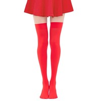 Bas tricotés anti-bactériens 80D semi-opaques pour femmes, hauteur cuisse, pour déguisement et cosplay
