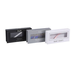 wholesale luxury pink black empty magnetic paper cosmetic custom logo packaging lash boxes