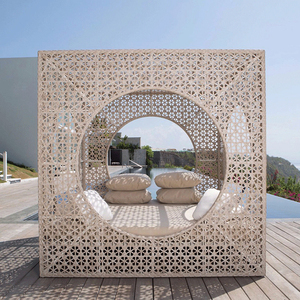 <span class=keywords><strong>Lit</strong></span> de repos d'extérieur moderne <span class=keywords><strong>pour</strong></span> hôtel, en rotin fait main avec structure en aluminium, séchage rapide, imperméable, convertible en canapé-<span class=keywords><strong>lit</strong></span>, <span class=keywords><strong>pour</strong></span> <span class=keywords><strong>cabane</strong></span> de plage et chaise longue creuse - Product Image 2