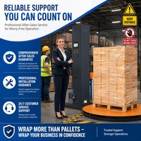 Machine d'emballage automatique électrique professionnelle à commande PLC pour bandes PP/acier, cartons, bidons, caisses en bois – Haute productivité