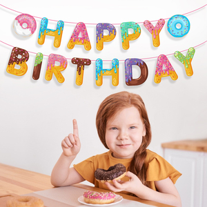 Guirnalda de Papel Temática para Fiestas, Decoraciones de Cumpleaños, Bandera de Feliz Cumpleaños, Banderín para Suministros de Fiesta Infantil - Product Image 2