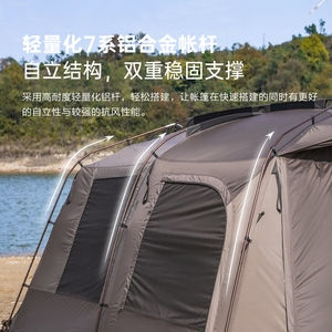 Tienda de Campaña Ligera Tipo <span class=keywords><strong>Túnel</strong></span> Vidalido Wecity para Acampar al Aire Libre, Plegable y Portátil, Equipo para Campamento Nocturno - Product Image 3