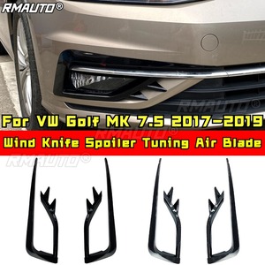 ชุดแต่งสปอยเลอร์วินด์ไนฟ์สำหรับรถยนต์ VW Golf MK 7.5 ปี 2017-2019  ใบมีดแอร์เบลด  ชุดแต่งกันชนหน้า  ชุดแต่งสปลิตเตอร์ข้าง  อุปกรณ์ตกแต่งรถยนต์ - Product Image 1