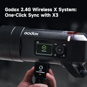 Flash portable Godox Divine Bull AD400Pro <span class=keywords><strong>II</strong></span> de deuxième génération - Batterie lithium-ion portable pour l'éclairage de portrait en extérieur - Product Image 2