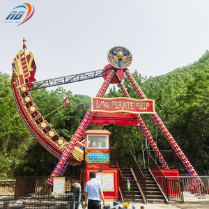 Attrazione da Luna Park Nave Pirata per Bambini, Giostra a Dondolo, Barca Vichinga in Vendita - Product Image 1