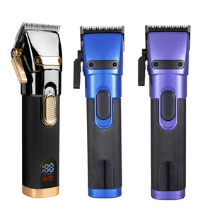 Tondeuse à <span class=keywords><strong>cheveux</strong></span> haute performance avec contrôle <span class=keywords><strong>de</strong></span> vitesse multi-niveaux, lames affûtées, peignes limiteurs et écran LCD – Appareil <span class=keywords><strong>de</strong></span> barbier - Product Image 3