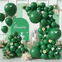 Vente flash - Kit d'arche de guirlande de ballons - Ballons verts - Décorations de fête - Ballons de fête pour anniversaire - Best-seller
