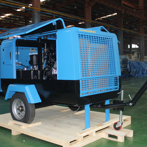 Machine portative de compresseur d'air de vis diesel de 4BT3.9-C80 75HP Cummins 380V compresseur d'air de vis de <span class=keywords><strong>moteur</strong></span> diesel à roues lubrifié - Product Image 5