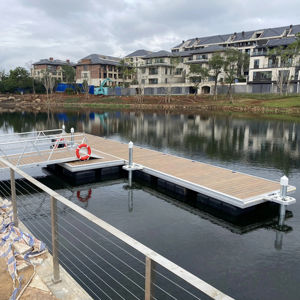 Pont de ponton stable en aluminium quai flottant jetée pour l'eau de mer - Product Image 1