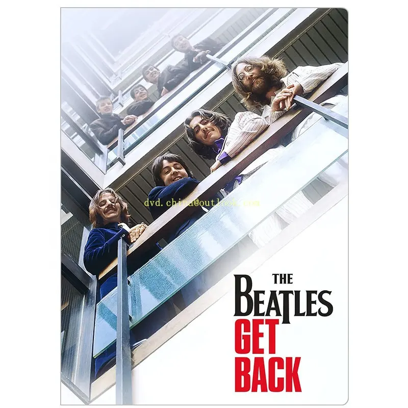 Die Beatles Get Back 3 DISC Fabrik DVD BOXED SETS FILM Film Disk Duplizierung Drucken TV SHOW