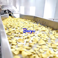 300kg/uur Turnkey productielijn voor aardappelchips & frieten met CE ISO-certificering