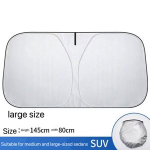 Parasol para Auto IStapromo con Logotipo Personalizado, Protección UV, Parasol Delantero para Auto, Recubierto de Plata, Plegable, de Cuero - Product Image 1