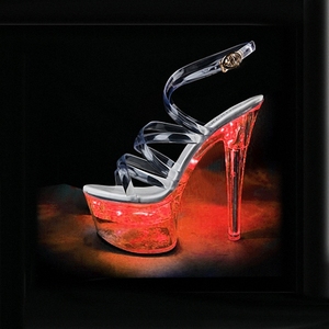 Sandali da Donna <span class=keywords><strong>con</strong></span> <span class=keywords><strong>Tacco</strong></span> Alto 17cm per Nightclub, Scarpe Sexy da Club per Travestiti, <span class=keywords><strong>Ballerine</strong></span> e Spogliarelliste - Product Image 2