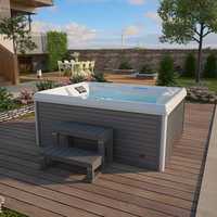 Système de contrôle Intelligent Balboa Loisirs de plein air Backyard Spa Pool 3 personnes Acrylique Whirlpool Hydraulique Massage Hot Tubs Villa