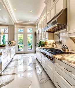 Meubles de cuisine modernes de luxe de style européen, en mélamine, système modulaire haut de gamme, meubles sur mesure pour la maison - Product Image 1