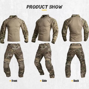 Pantalon de chasse Emersongear pour homme, uniforme de combat, chemise de chasse, pantalon tactique avec genouillères camouflage MCTP - Product Image 5