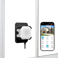 Caméra de sécurité intelligente WiFi 2K HD pour fenêtre intérieure, installation sans perforation, surveillance domestique