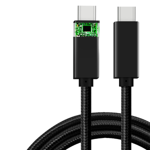 Ligne de données <span class=keywords><strong>USB</strong></span> 3.<span class=keywords><strong>2</strong></span> Gen <span class=keywords><strong>2</strong></span> Type-C haute vitesse avec charge rapide 100W 20Gbps écran tresse blindage veste en nylon pour téléphones mobiles - Product Image 1