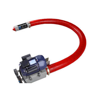 Machine de levage en spirale de décharge flexible d'alimentation de soja de maïs pour le ciment en poudre de granules en plastique de capacité élevée d'<span class=keywords><strong>utilisation</strong></span> de magasin d'alimentation - Product Image 1