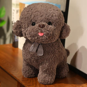 Toptan PP pamuk beyaz kahverengi yeni sevimli peluş oyuncak yavru bebek yaratıcı köpek bebek doğum günü hediyesi çocuk mevcut doğum günü hediyesi - Product Image 6