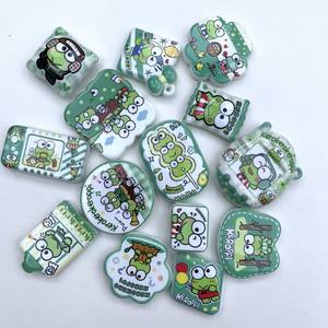 Perles imprimées double face à travers le trou, accessoires de chaîne de téléphone portable DIY, accessoires de <span class=keywords><strong>porte</strong></span>-clés en perles - Product Image 4