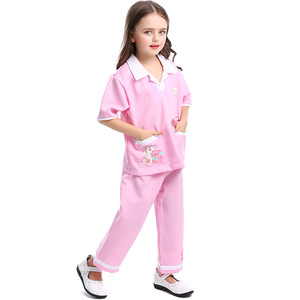 Costume da veterinario per <span class=keywords><strong>bambine</strong></span> XJ, abbigliamento per gioco di ruolo come personaggio del personale medico - Product Image 1