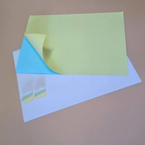 A4 etichetta di carta per scrivere a colori 70g doppio nastro adesivo/adesivo Hot Melt/78G <span class=keywords><strong>Pek</strong></span> giallo - Product Image 1