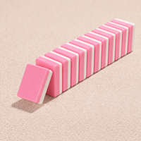 Ensemble de Mahjong de Noël rose de luxe pliable et portable avec tuiles en acrylique imprimées – Prêt à être expédié