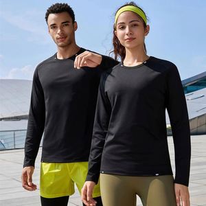 Camiseta Deportiva de Manga Larga con Cuello Redondo Unisex, 230 g/m², Poliéster y Elastano, Secado Rápido, Transpirable, para Entrenamiento y Fitness, con Logotipo Personalizado OEM - Product Image 2