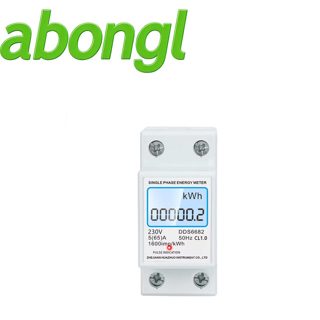HIZU DDS668 Single-Phase DC Energy Meter LCD Display Rail-Type Din Rail ModbusRTU/DLT_645-2007 Communication 1.5~30A Rated